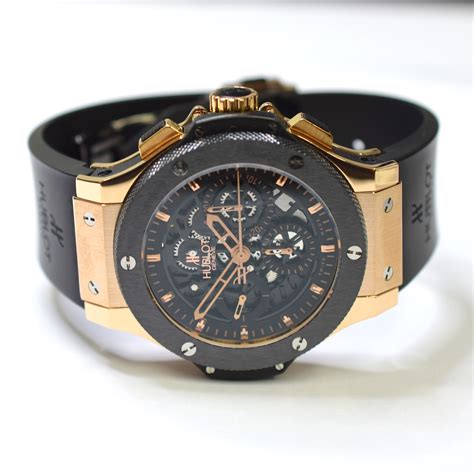 hublot big bang evolution rose gold price|Hublot 18k with rubber strap.